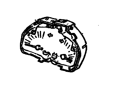 GM 90563661 Gage, Voltmeter & Engine Oil Pressure (&Ui8)