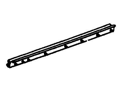 GM 16676117 SEALING STRIP, Front Door Window Channel