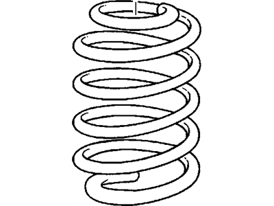 GM 90236906 Front Coil Spring (White-Brown)