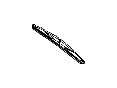 GM 22110234 Wiper Blade Asm/Otl *Black