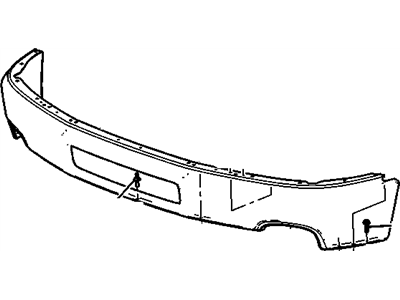 GM 23123402 Bumper
