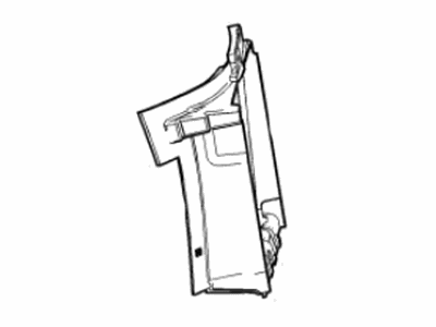GM 84090551 Duct-Auxiliary Radiator Rear