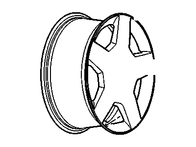 GM 9598457 Wheel, Alloy