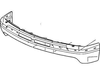 GM 12335826 Bumper