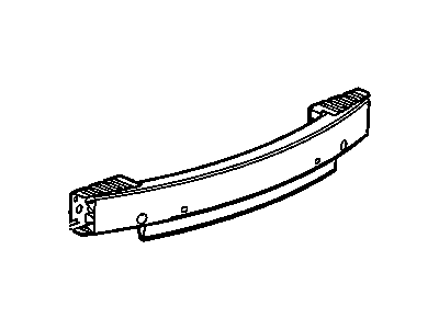 GM 20939879 Bar, Rear Bumper Imp