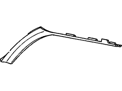 GM 10249243 Molding-Windshield Side & Roof Inner Side Finish