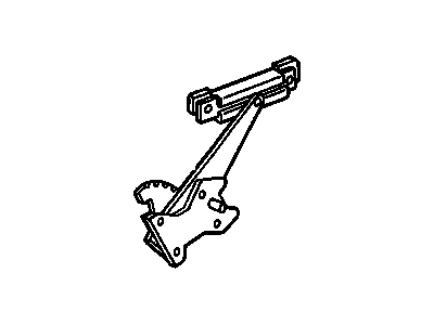 GM 16625030 Rear Side Door Window Regulator Assembly