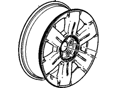 GM 84075822 Wheel, Alloy