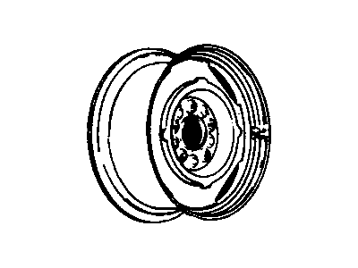 GM 9592058 Wheel Rim Assembly-14 X 5.5 5J 115.00 Bcd-5 Hole