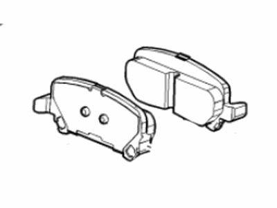 GM 84873431 Rear Pads