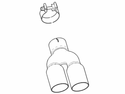GM 84521837 Tailpipe Extension