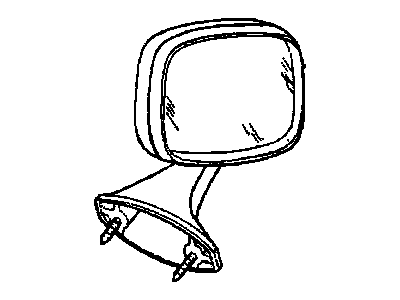 GM 20215091 Mirror, Outside Rear View