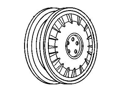 GM 12365449 Wheel Rim Kit, Aluminum