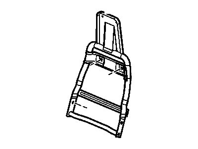 GM 19331391 Frame, Passenger Seat Back