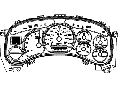GM 15758077 Instrument Cluster Assembly
