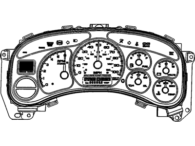 GM 15065280 CLUSTER