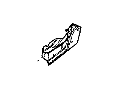 GM 12473370 Cover, Driver Seat Riser Finish *Graphite