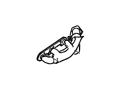 GM 24500681 Exhaust Manifold Assembly Right (W/Heat Shield)