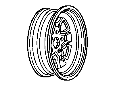 GM 9591709 Alloy Wheel Rim