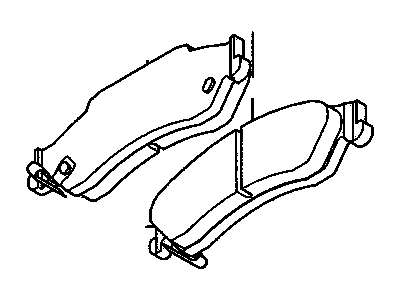 GM 91177389 Pad Kit, Disc Brake(Name) (On Esn)