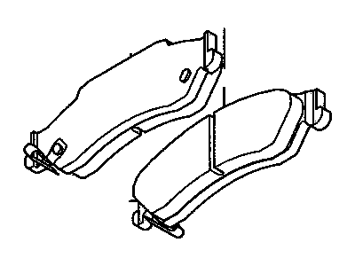 GM 22866196 Pad Kit-Rear Disc Brake