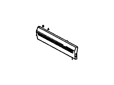 GM 88892130 Molding Kit, Front Side Door Center