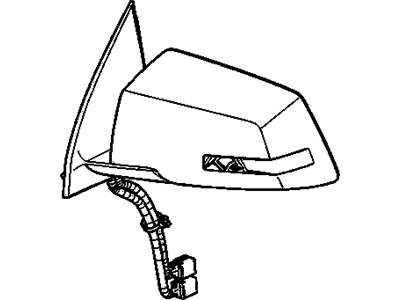 GM 20879274 Mirror Assembly