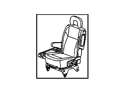GM 25793061 Seat Asm-Rear (RH Proc) *Medium Cashmere
