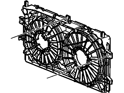 GM 89018694 Fan Shroud