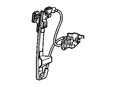 GM 30012550 Rear Side Door Window Regulator