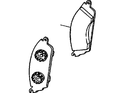 GM 12518935 Pad Kit, Front Disc Brake
