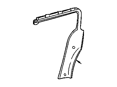 GM 20701072 PANEL, Rear Quarter Trim