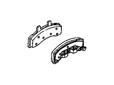 GM 12471685 Pad Kit, Front Disc Brake