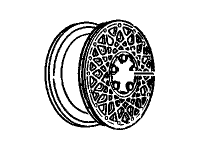 GM 12351641 Wheel Rim-Aluminum