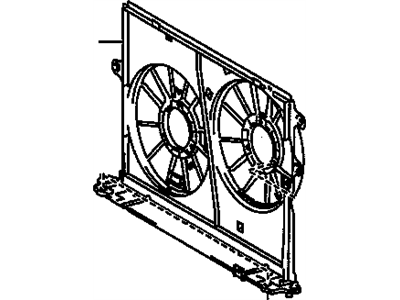 GM 88975774 Fan Shroud