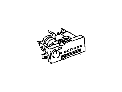 GM 16069751 Heater & Air Conditioner Control Assembly