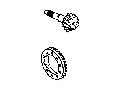 GM 12479239 Gear Kit, Front Differential Ring & Drive Pinion (3.73 Ratio)