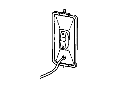 GM 15576845 Mirror Asm-Outside Rear View (RH *Sstl
