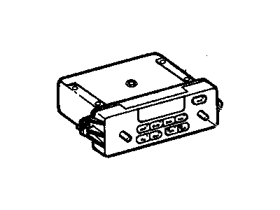 GM 25681167 Heater & Air Conditioner Control Assembly
