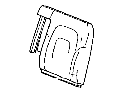 GM 89039887 Seat Back Cover