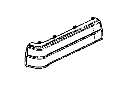 GM 5971248 Lens, Rear Combination Lamp