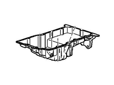 GM 12601240 Oil Pan