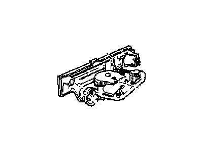 GM 16034673 Heater & Air Conditioner Control Assembly