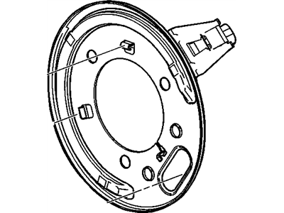 GM 88951985 Backing Plate