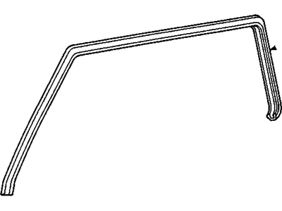 GM 22566239 Channel Asm-Rear Side Door Window