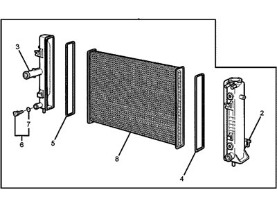 GM 92147988 Radiator Assembly