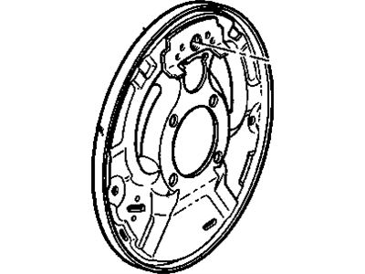 GM 14068906 Plate Welding Asm-Rear Brake Flange RH