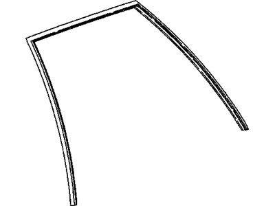 GM 21096930 Weatherstrip, Rear Side Door