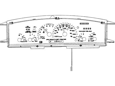 GM 16197003 Cluster Asm-Instrument