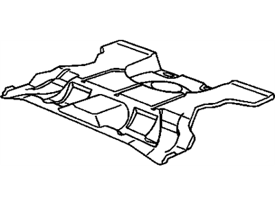 GM 20728967 PANEL, Rear Compartment Floor